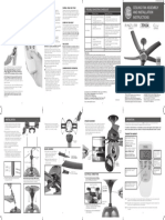 Ceiling Fan Assembly and Installation Instructions: Pairing and Using Bluetooth Function Trouble Shooting Checklist