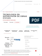 Tecnología en Supervisión de Obras Civiles. Universidad de Santander 02