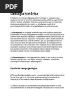 Geología Histórica