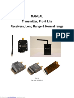 Manual Transmitter, Pro & Lite Receivers, Long Range & Normal Range