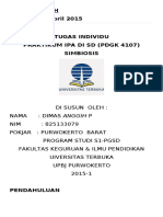 Tugas Individu Praktikum Ipa Di SD Simbiosis