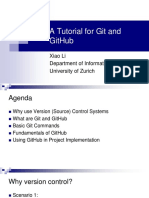 A Tutorial For GitHub