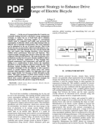 Power Management Strategy To Enhance Drive Range of Electric Bicycle