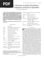 Energy Loss Allocation in Radial Distribution Systems A Comparison of Practical Algorithm