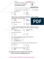 Fdocuments - in - PG TRB Physics This Kerala State Question Paper Is Very Usefu