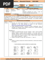 Septiembre - 1er Grado Matemáticas (2019-2020)