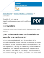 Ivermectina: MedlinePlus Medicinas