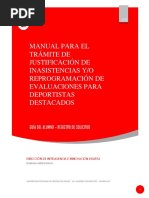 Manual de Justificación de Inasistencias y Reprogramación de Evaluaciones - Alumno.