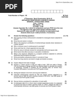 Mtech 2 Sem Advanced Reinforced Concrete Design Cepc202 2019