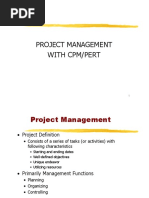 Project Management With Cpm/Pert