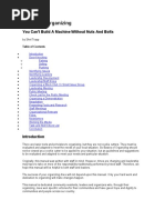 Basics of Org Shel Trapp