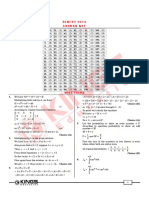 NIMCET 2013 Answer Key: D C B A D C B D C A