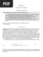 CHAPTER 12 Analysis of Variance