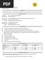 DHARAMBEERKUMARSINGH - Current CTC - 28 K Per Month - Expected CTC - 40 K Per Month - WE - 3 Yrs