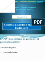 S6 Cours N°1 Contrôle de Gestion Et Gestion Budgétaire