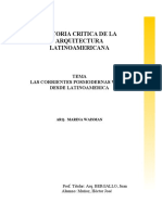 Historia Critica de La Arquitectura