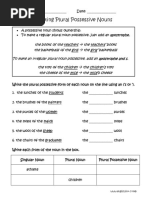 Writing Plural Possessive Nouns PDF