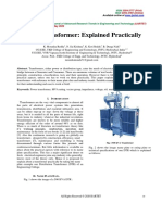 Power Transformer Explained Practically