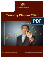 FMM Institute Training Planner 2020 PDF