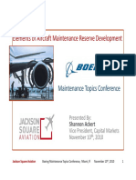 Elements of Aircraft Maintenance Reserve Development PDF