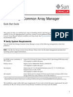 Sun Storage Common Array Manager: Quick Start Guide