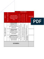 Rubrica de Evaluación