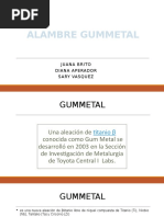 Alambre Gummetal