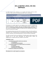 Formato de La Matriz Legal de Una Empresa