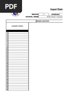 Revised Class Record MDM