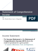 Statement of Comprehensive Income