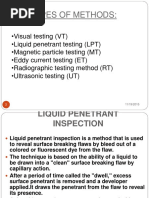 Liquid Penetrant Inspection