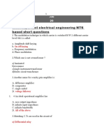 Most Important Electrical Engineering NTS Based Short Questions