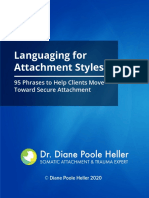 Languaging For Attachment Styles 95 Phrases To Help Clients Move Toward Secure Attachment PDF