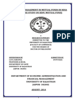 Assets Management in Mutual Funds in Ndia (A Case Study On HDFC Mutual Fund)