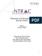 Advocacy and Campaigning Course Toolkit: Cyprus January 2008