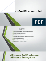 Temă Proiect::fortificarea Cu Iod