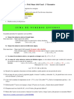 1° Año Prof Casal 2° Encuentro Suma de Z