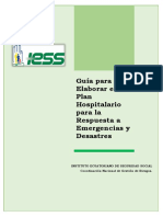 Formato Del Plan de Emergencia PDF