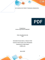 Unidad 2 Tarea 3 - Estudiar Las Temáticas de La Unidad 2. Fundamentos Administrativos