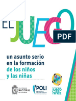 El Juego Un Asunto Serio en La Formacion de Ninas y Ninos PDF