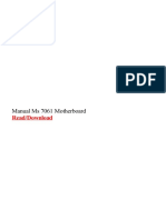 Manual Ms 7061 Motherboard PDF