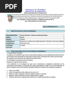 Guia de Aprendizaje Grado 10° - Primer Periodo