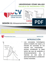 Almacenamiento y Transito de Vasos y Cauces