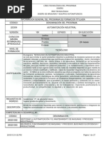 Diseño Curricular Automatizacion Industrial