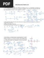 Online Homework-I-Chapters 21-22 Chapter 21: Coulomb's Law