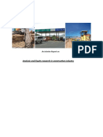 Analysis and Equity Research in Construction Industry: An Interim Report On