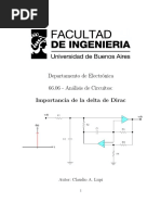 Importancia Delta Dirac ADC