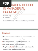 Foundation Course in Managerial Economics: Nptel