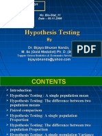 Hypothesis Testing