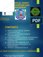 Electrical Energy Conservation and Management